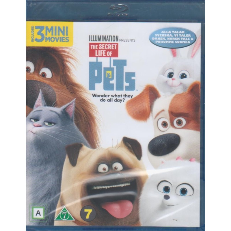 Lemmikkien salainen elämä (The Secret Life of Pets (2016)) (Blu-ray)