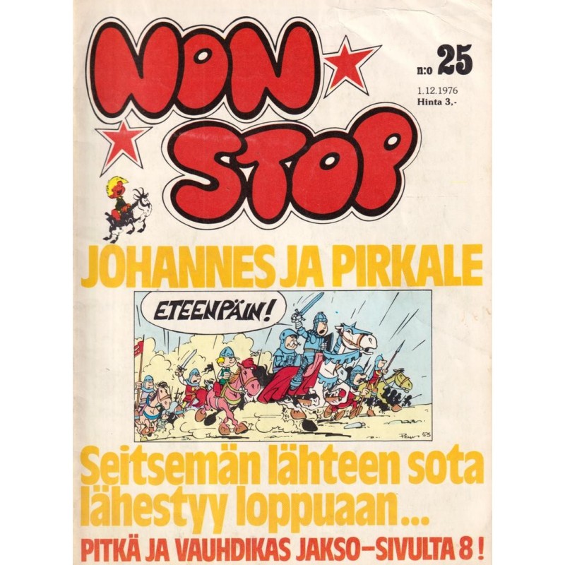 Non stop n:o 25 (12/1976) (Sarjakuva)