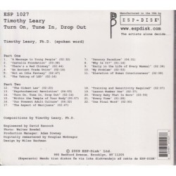 Timothy Leary - Turn On, Tune In, Drop Out (CD)