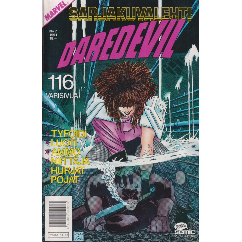Sarjakuvalehti 7/1991 Daredevil (Comic)