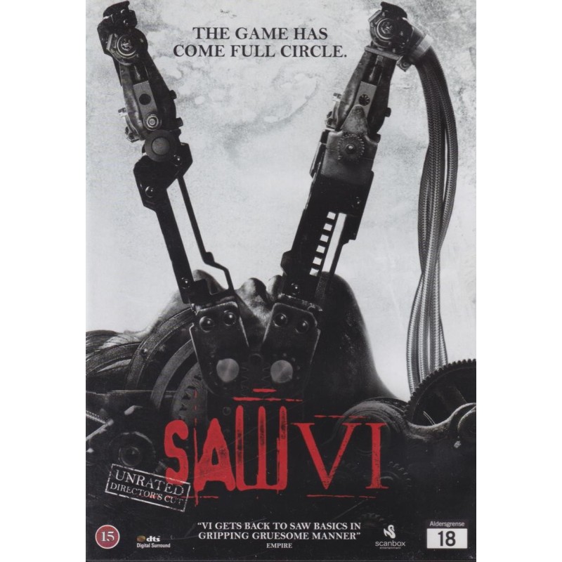 Saw VI (Unrated Directors Cut) (2009) (DVD)