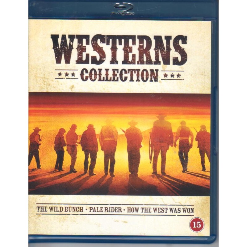 Western Collection (The Wild Bunch / Pale Rider / How The West Was Won (1969,1985)) (4 Blu-ray)