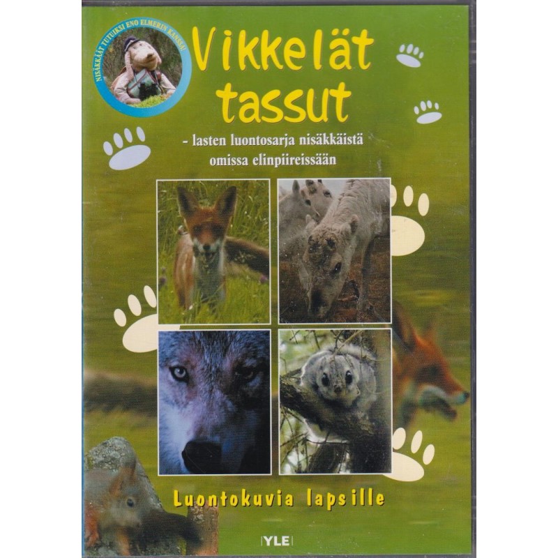 Vikkelät Tassut - lasten luontosarja nisäkkäistä (DVD)