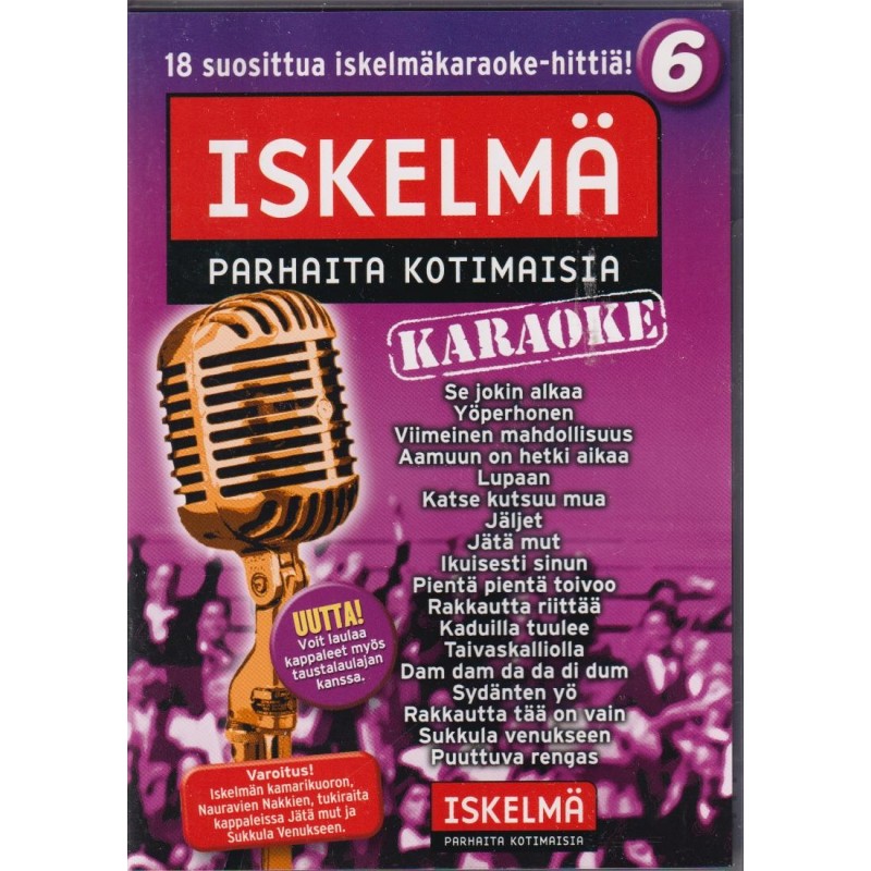 ISKELMÄ KOTIKARAOKE VOL.6 (DVD)