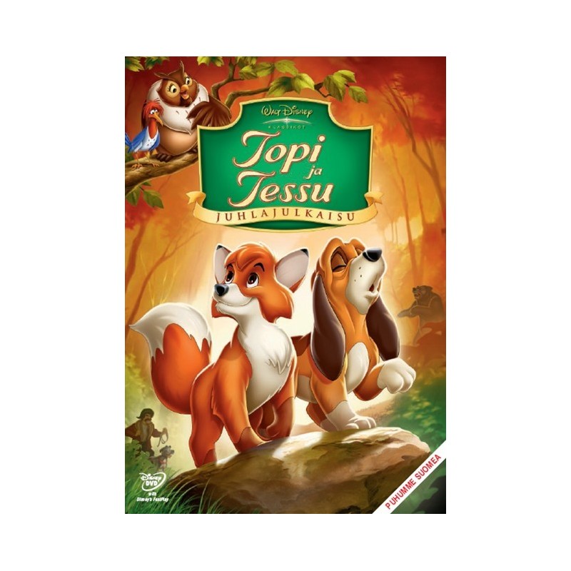 Topi ja Tessu Juhlajulkaisu (Fox and the Hound, The (1981)) (DVD)