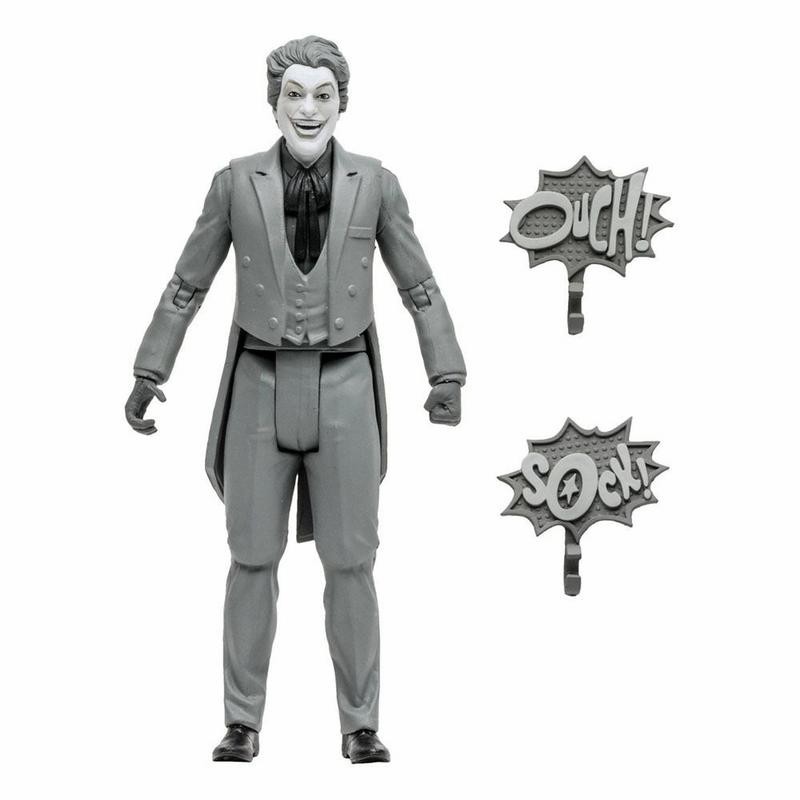 DC Retro Action Figure Batman 66 The Joker (Black & White TV Variant) 15 cm (Figuuri)