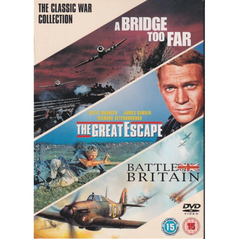 A Bridge Too Far/The Great Escape/Battle Of Britain (3 DVD)