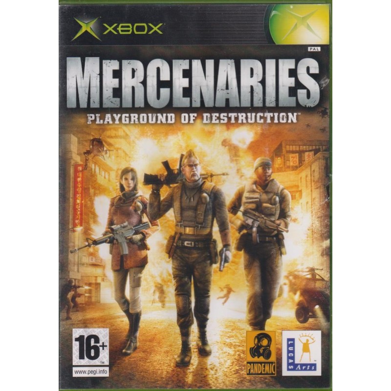 Mercenaries - Playground of Destruction (Boxed) (Xbox)