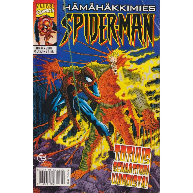 Hämähäkkimies Spider-Man 8/2001 (Sarjakuva)