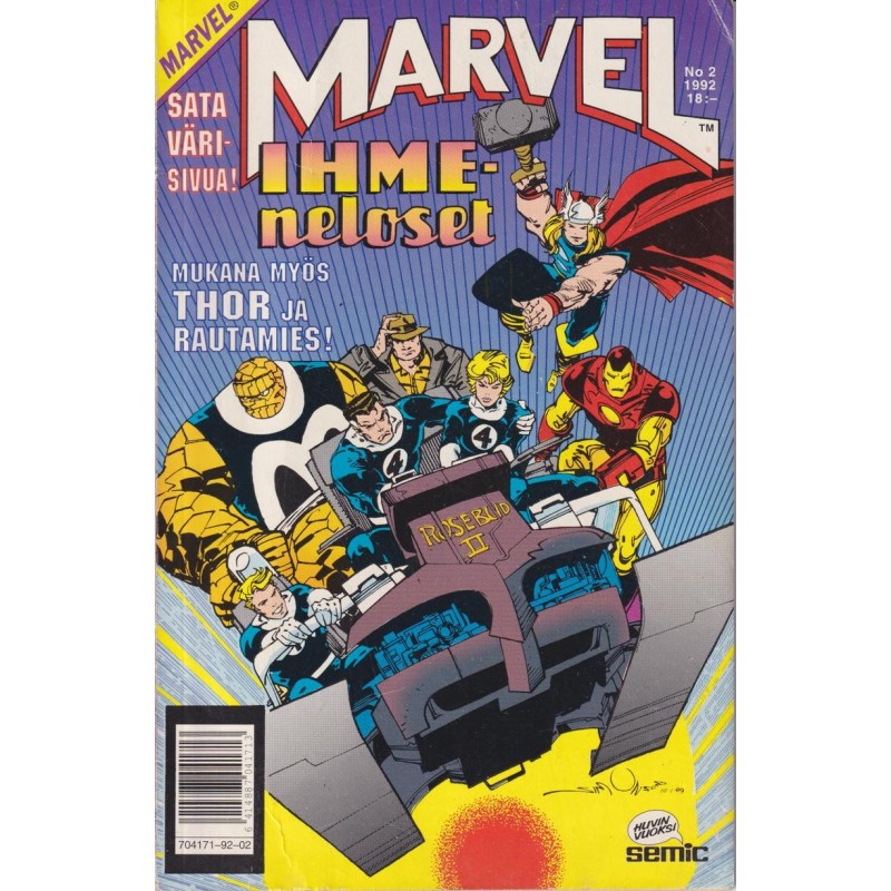 Marvel 2/1992 Ihmeneloset (Comic)