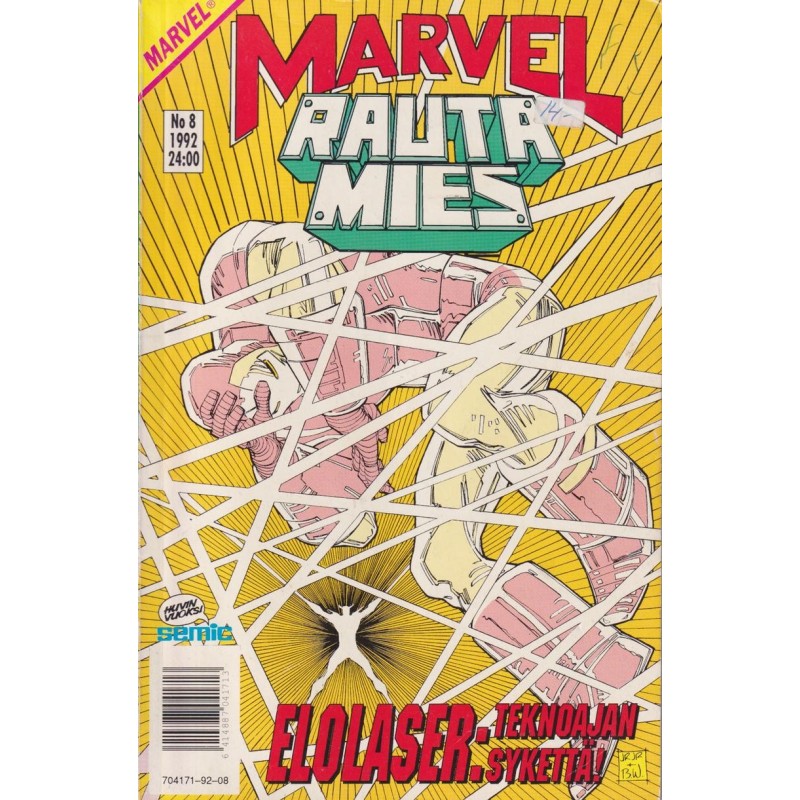 Marvel 8/1992 Rautamies (Sarjakuva)
