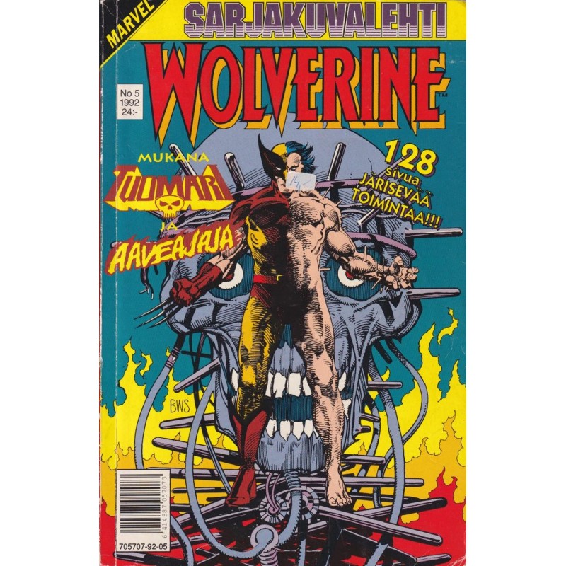Sarjakuvalehti 5/1992 Wolverine (Comic)