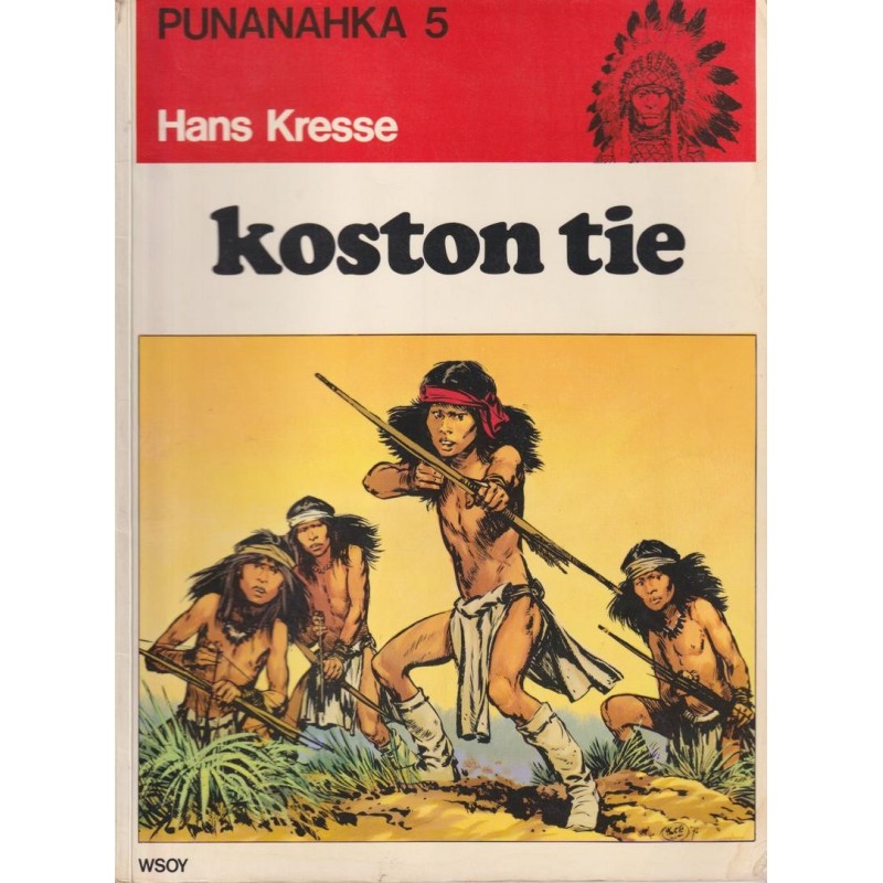 Punanahka 5 - Koston tie (1977) (Sarjakuva-albumi)