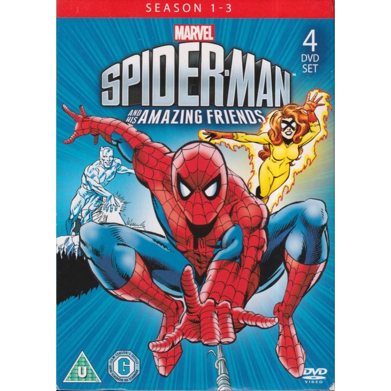 Spider - Man & His Amazing Friends Season 1 - 3 (4 DVD)