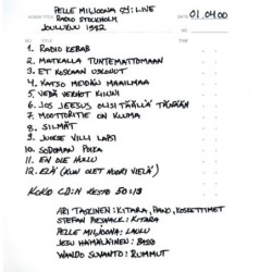 Pelle Miljoona Oy - Radio Stockholm Live (CDr, Album)