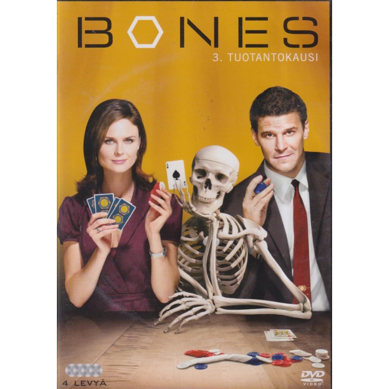 Bones - kausi 3 (Bones - Season 3) (4 DVD)