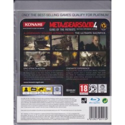Metal Gear Solid 4 - Guns of the Patriots Platinum (PS3)