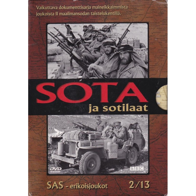 Sota Ja Sotilaat: 2/13 - SAS - Erikoisjoukot (Gladiators Of World War II: 2/13 - SAS) (DVD)