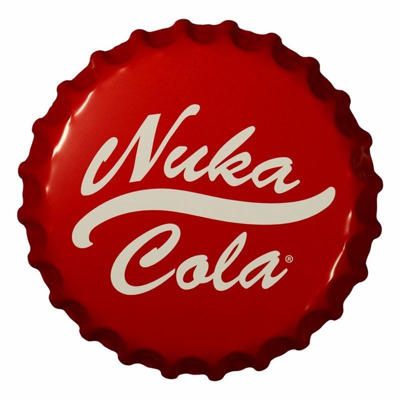 Fallout Tin Sign Nuka-Cola Bottle Cap (Figuuri)