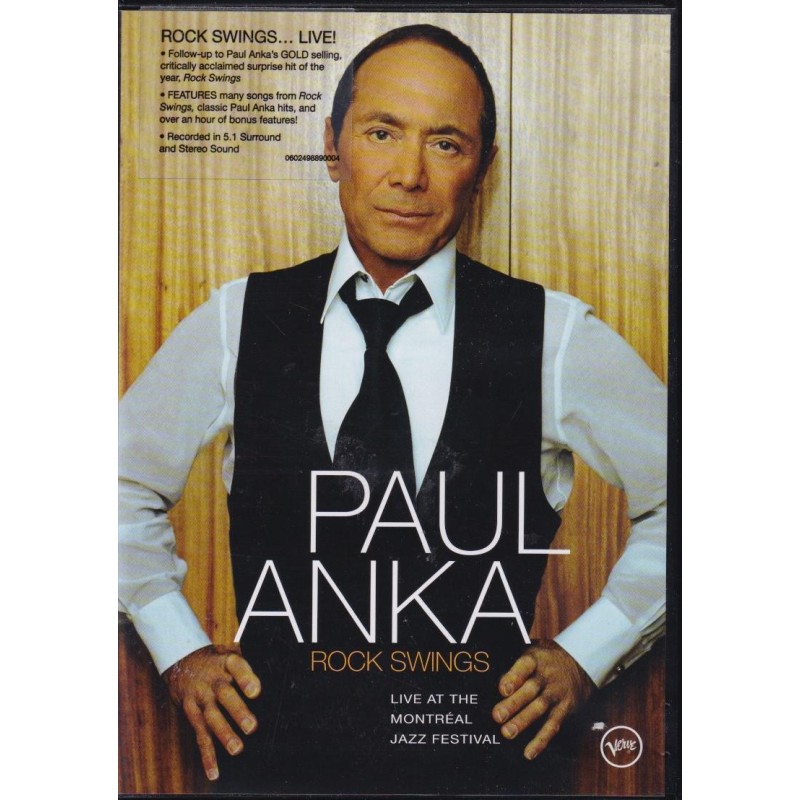 Paul Anka - Rock Swings - Live At The Montreal Jazz Festival (DVD)