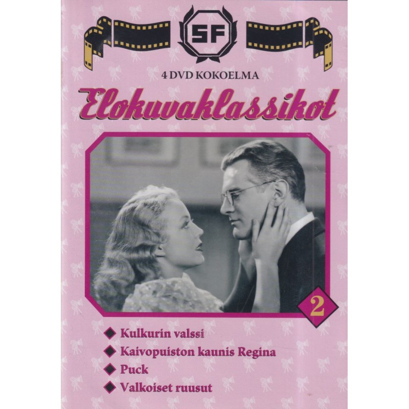 Kulkurin valssi, Kaivopuiston kaunis Regina, Puck, Valkoiset ruusut (SF Elokuvaklassikot 2) (4 DVD)