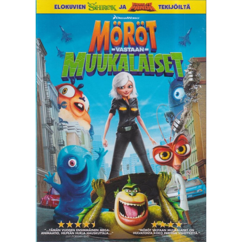 Möröt vastaan muukalaiset (Monsters vs. Aliens (2009)) (DVD)
