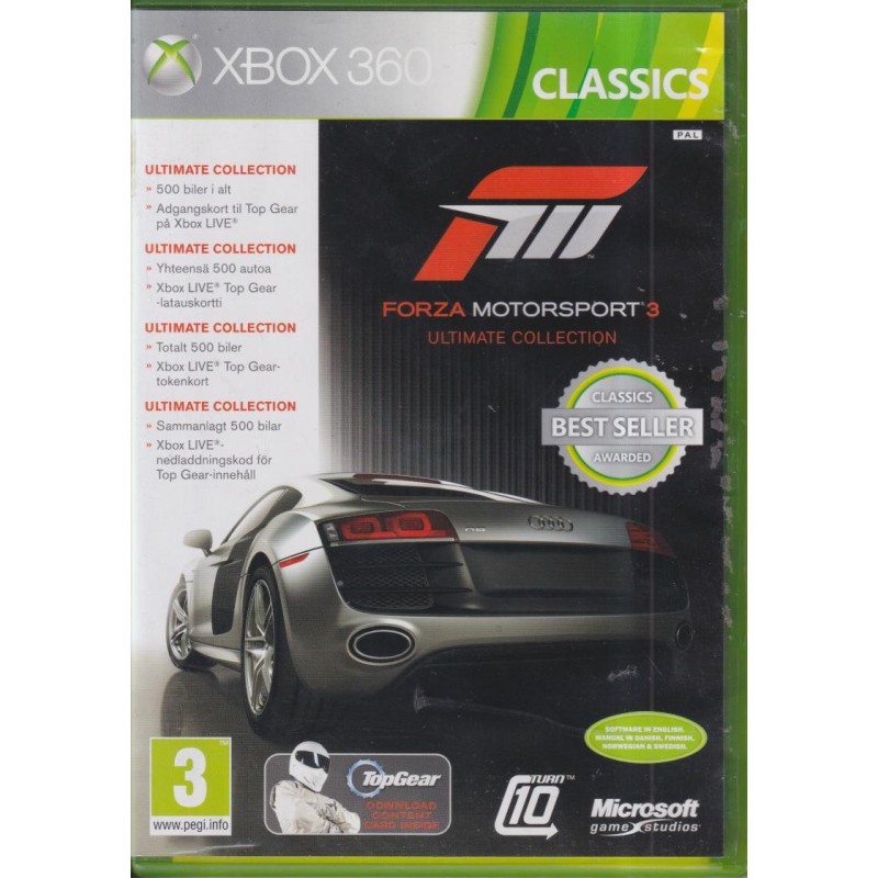 Forza Motorsport 3 (Classics) (Xbox 360)