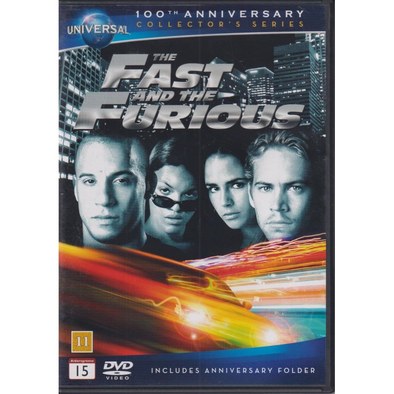 The Fast and the Furious (2001) (Universal Pictures 100th Anniversary Edition) (DVD)