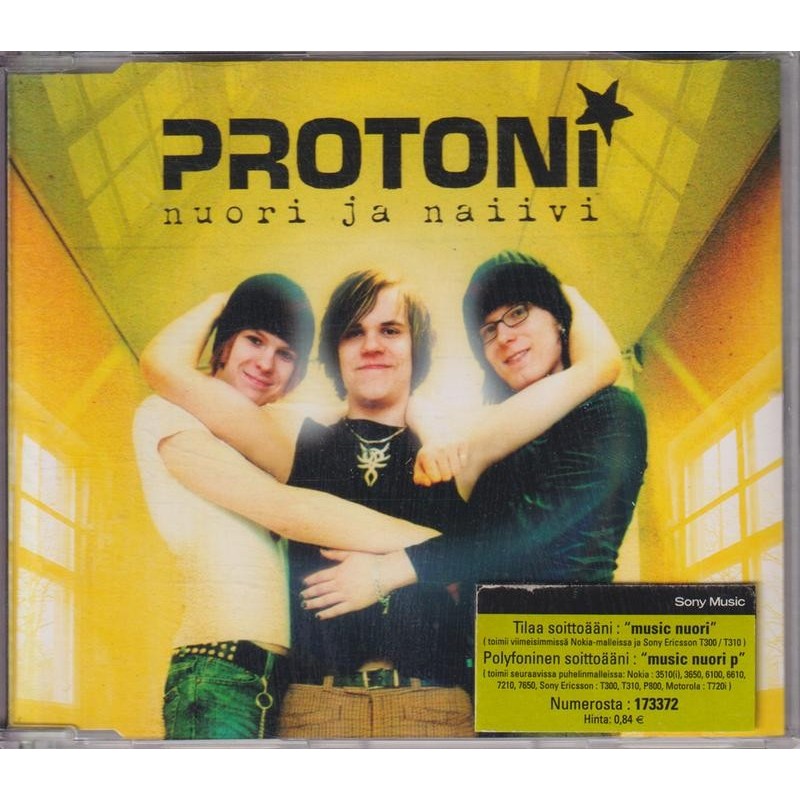 Protoni - Nuori ja naiivi (Single CD)