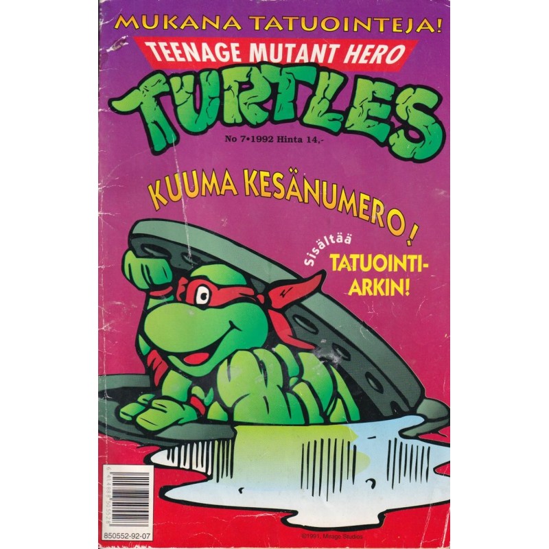 Teenage mutant hero turtles 7/1992 (Comic)
