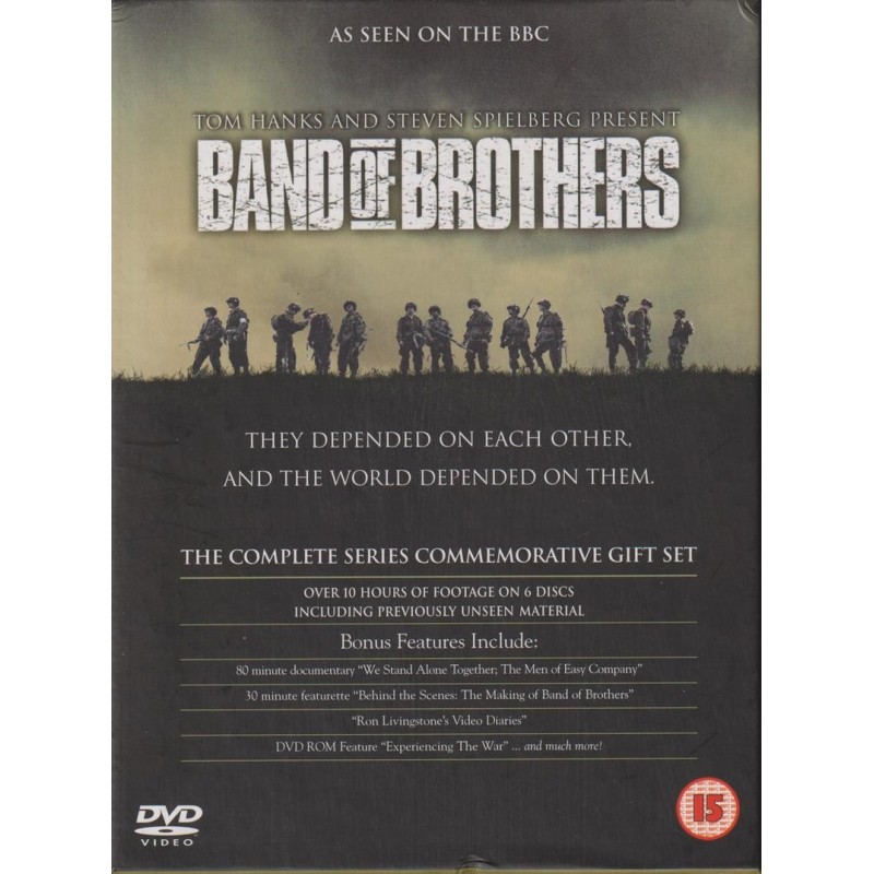 Taistelutoverit (Band of Brothers (Pahviboksi)) (6 DVD)