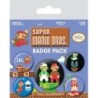 Super Mario Bros. Pin-Back Buttons 5-Pack