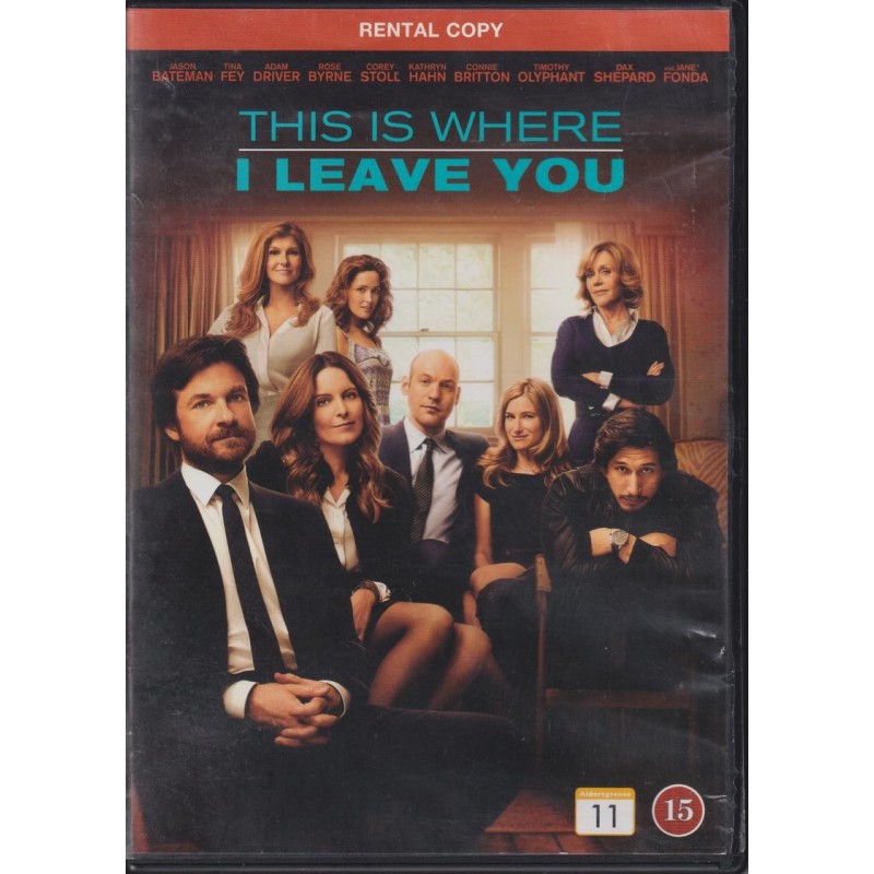 Seitsemän sietämättömän pitkää päivää (This is where I leave you ( 2014 )) (DVD)