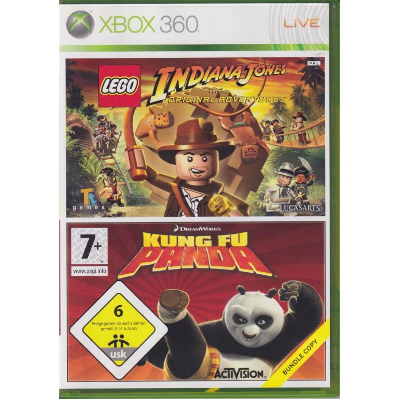 LEGO Indiana Jones Original Adventures / Kung Fu Panda (Xbox 360)