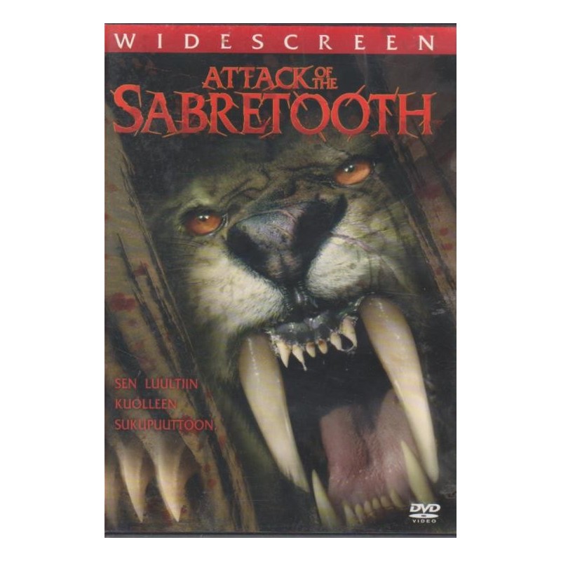 Attack of the Sabretooth (2005) (DVD)
