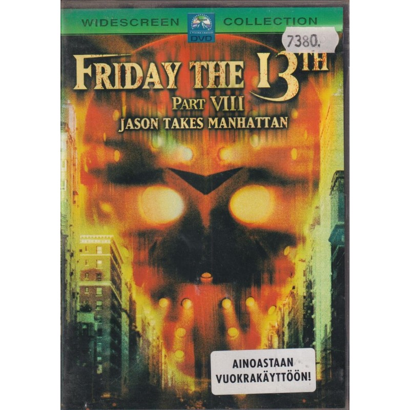 Perjantai 13. päivä osa 8 (Friday the 13th Part VIII: Jason Takes Manhattan (1989)) (DVD)