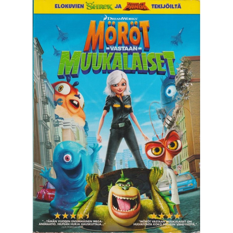 Möröt vastaan muukalaiset (Monsters vs. Aliens (2009)) (DVD)