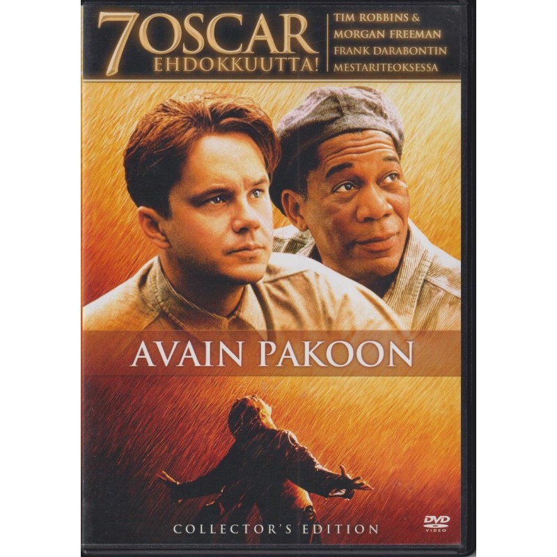 Avain pakoon (Shawshank Redemption, The - Collectors Edition (1994)) (DVD)