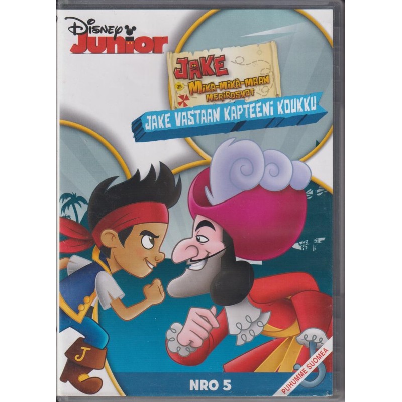 Jake ja mikä-mikä-maan merirosvot 5 - Jake Vastaan Kapteeni Koukku (DVD)