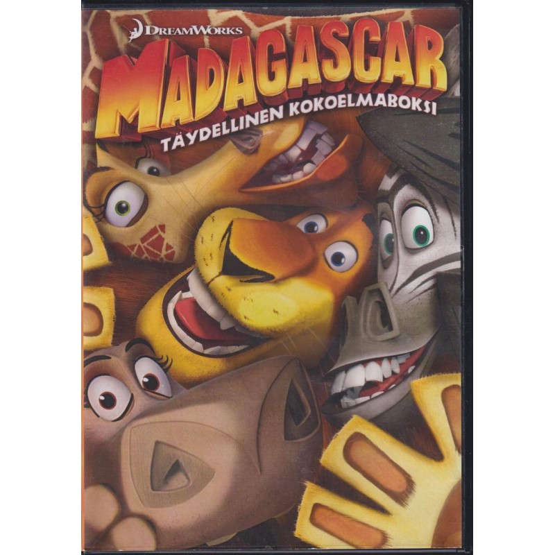 Madagascar - Täydellinen kokoelmaboksi (Madagascar - The Complete Collection) (3 DVD)
