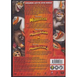 Madagascar - Täydellinen kokoelmaboksi (Madagascar - The Complete Collection) (3 DVD)