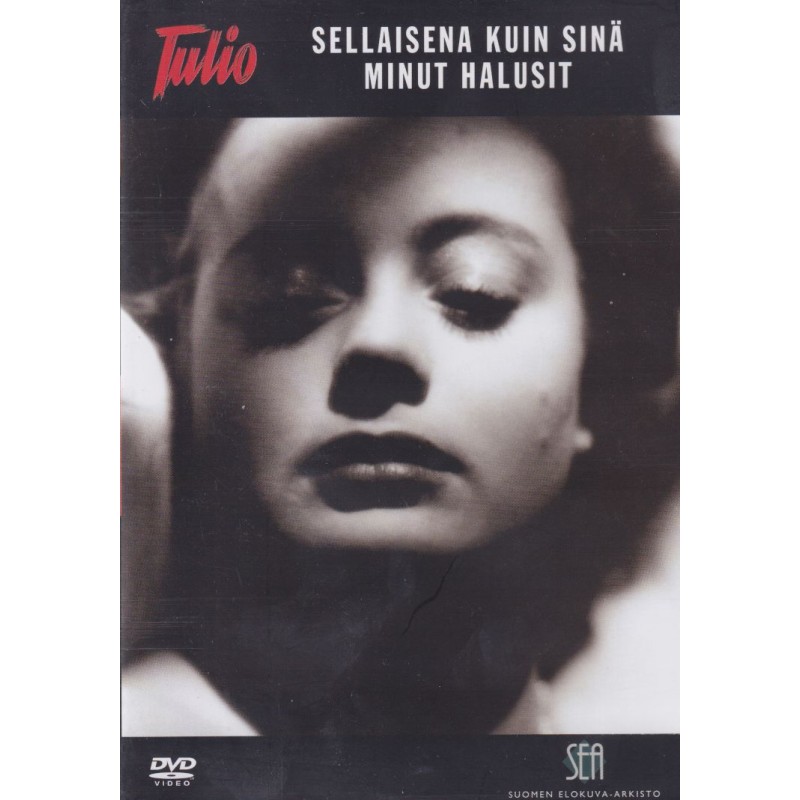 Sellaisena kuin sinä minut halusit (1944) (DVD)