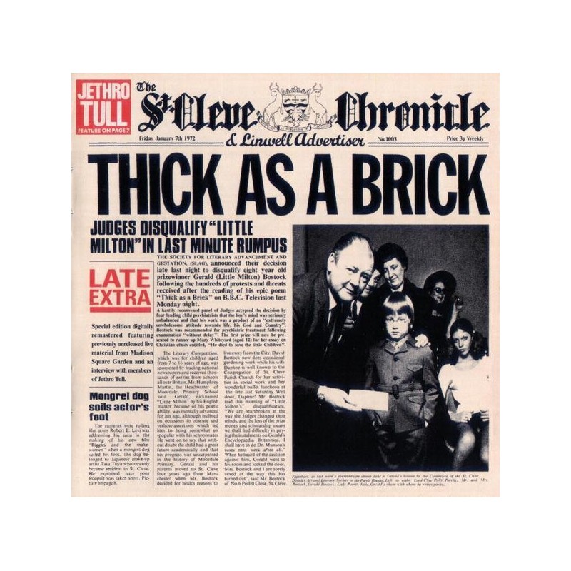 Jethro Tull - Thick As A Brick (CD)
