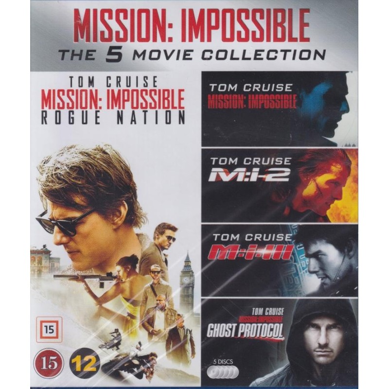 Mission: Impossible The 5-Movie Collection (5 Blu-ray)