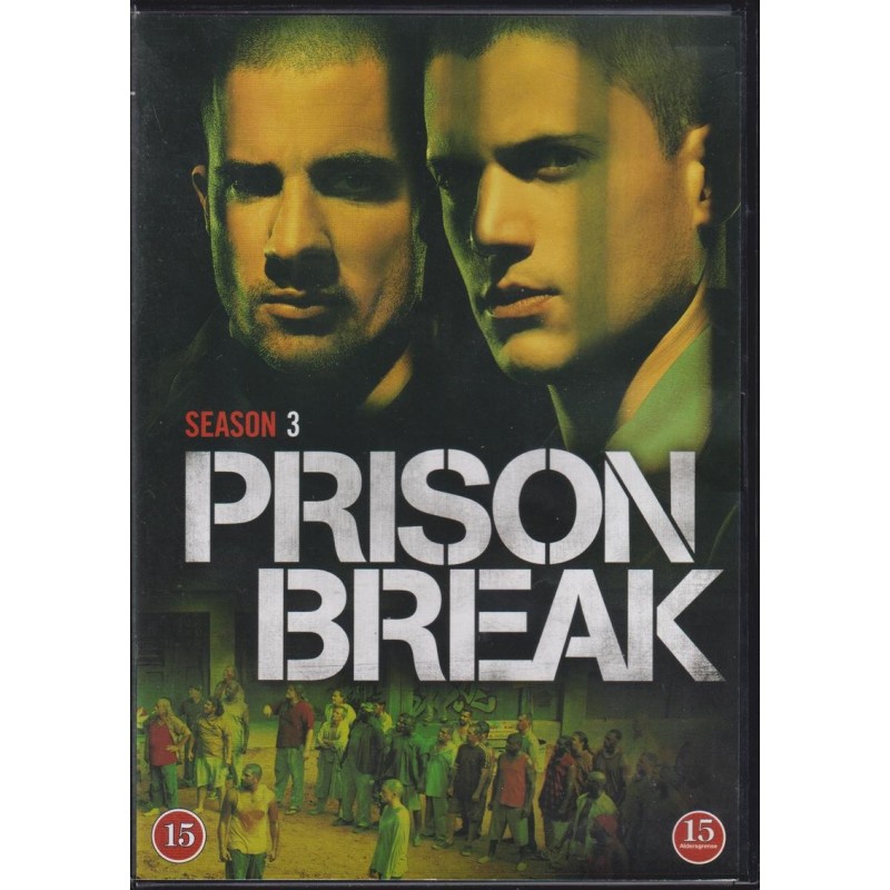Pako - 3. tuotantokausi (Prison Break - Season 3) (4 DVD)