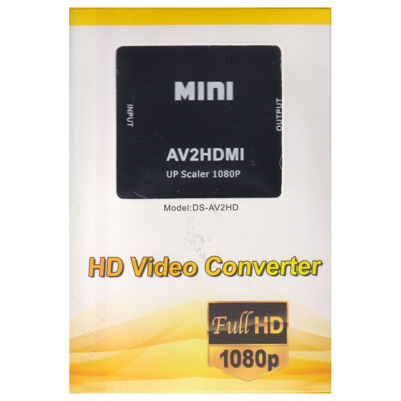 Mini AV to HDMI converter