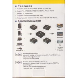 Mini AV to HDMI converter