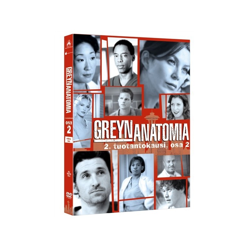 Greyn anatomia - 2. tuotantokausi, osa 2 (Greys Anatomy - Season 2, Part 2) (4 DVD)