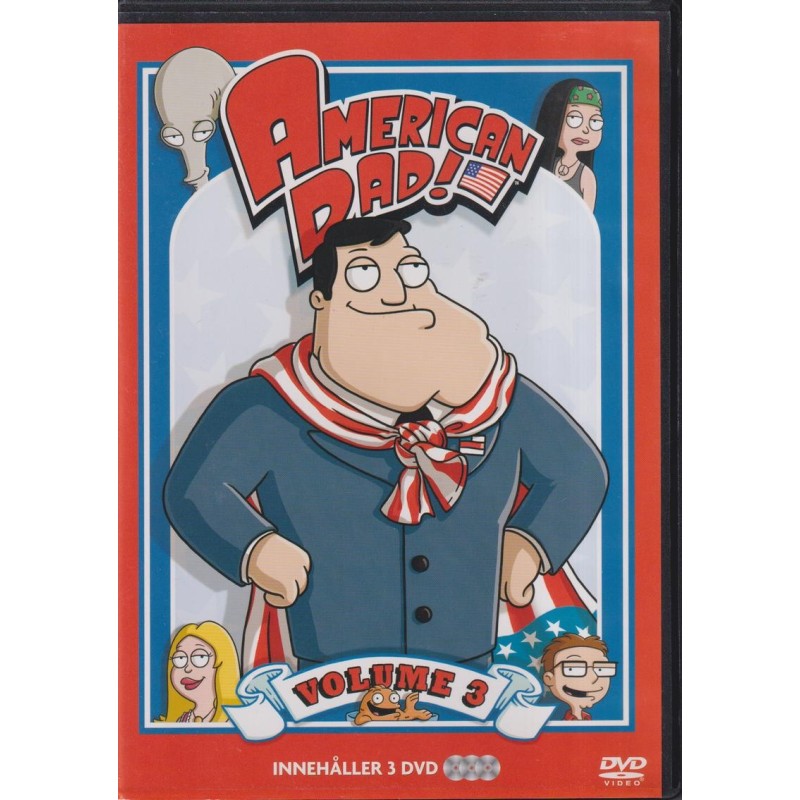 American Dad! - Vol. 3 (SWE) (3 DVD)