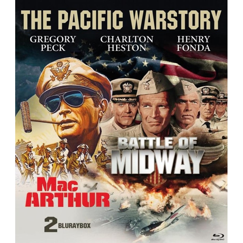 The Pacific War Story: MacArthur (1977) and Battle of Midway (1976) (2 Blu-ray)